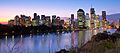 Brisbane skyline at dusk