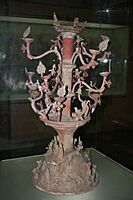 Eastern Han pottery chandelier