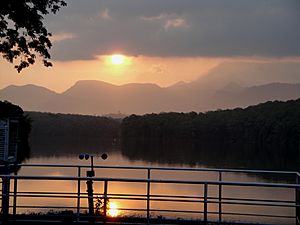 Evening in Parambikkulam, Kerala, India