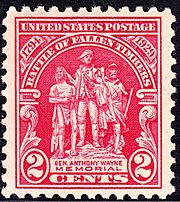 Gen Anthony Wayne 1929 Issue-2c