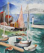 Kisling, Saint Tropez, 1917