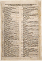 A single page printing of the Ninety-Five Theses in two columns