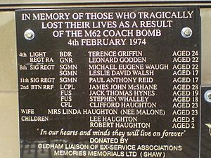 M62coachbombmemorialplaque