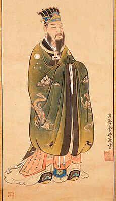 Painting of King Wen of Zhou by Kanō Sansetsu