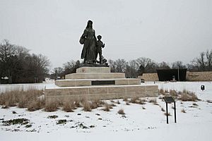 Pioneer Woman in Winter