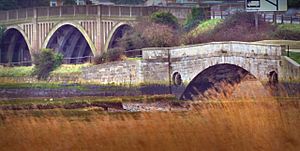 Redbridge Causeway and 1793 bridge