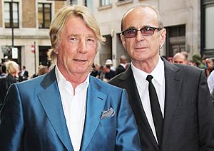 Rick Parfitt and Francis Rossi, Bula Quo, London, 2013 (crop)