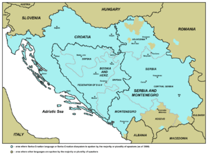 Serbo croatian language2005