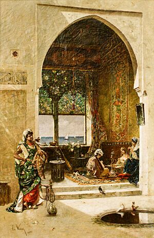 Theodor Aman - Interior de harem