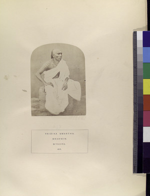 Vaidika smartha, Brahmin, Mysore. (priest) (NYPL b13409080-1125664)f