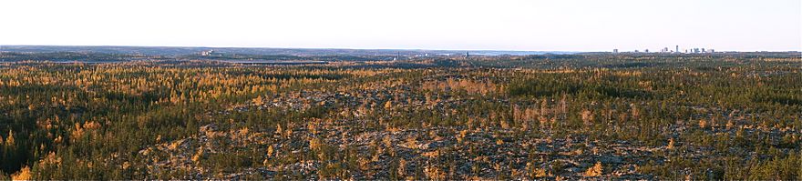 Yellowknife from Ranney Hill