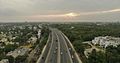 Aerial view of flyover, Bhubaneswar