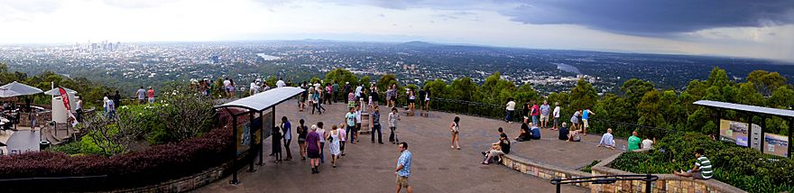 Brisbane from Mt Coot-tha