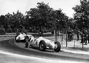 Bundesarchiv Bild 183-S16064, Rudolf Caracciola, Bernd Rosemeyer