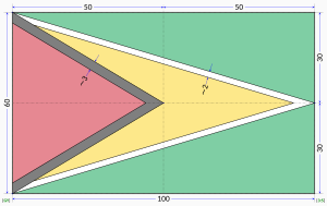 Flag of Guyana (construction sheet)