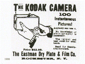 Kodak ad 1888