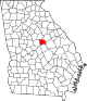 State map highlighting Baldwin County