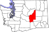 State map highlighting Grant County