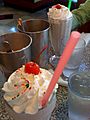 Milkshakes at Mels Diner