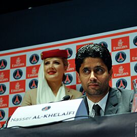 Nasser Al-Khelaïfi, président du Paris Saint-Germain