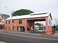 Newcastle railway station, entrance to bus terminal