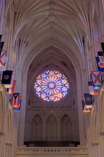 Rose Window Washington National Cathedral