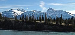 Siffleur Mountain and Mount Peskett