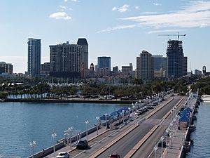 St Pete Skyline from Pier