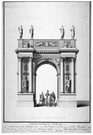 Triumphal arch William Oram