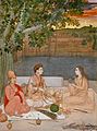 17th century Hindu female Nath yogi painting