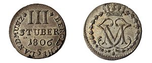 3 Stueber Duchy of Berg 1806