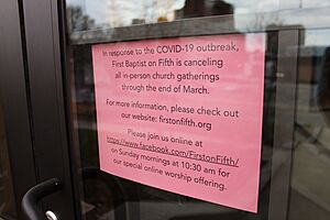 COVID-19 NC church closure