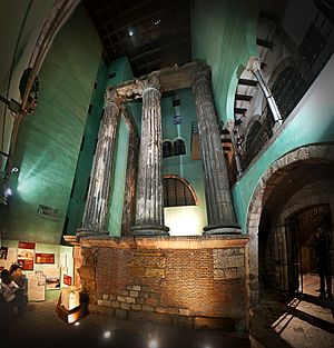 Columnas Templo de Augusto Barcelona