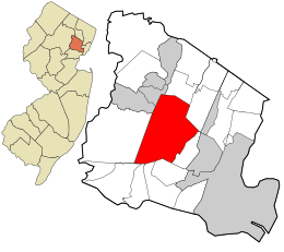 Location in Essex County and the state of New Jersey.