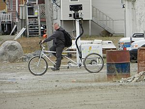 Google Street View trike side