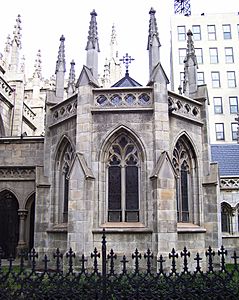 Grace Church chantry from west