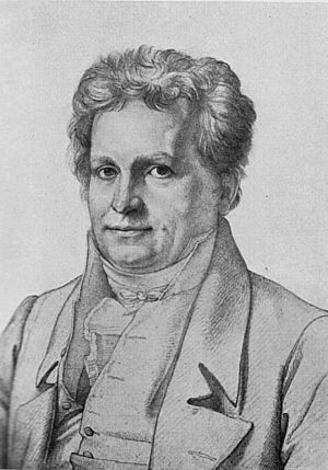 Pencil drawing of Tieck by Carl Christian Vogel von Vogelstein