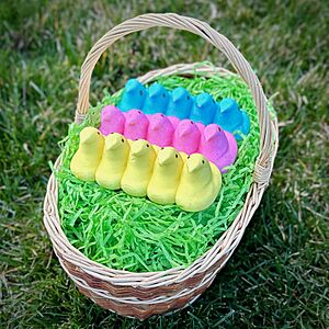 Just Born Peeps in an Easter Basket.jpg