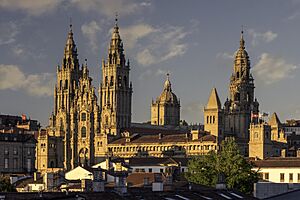 Santiago Compostela Cathedral 2023 - View from Alameda Park