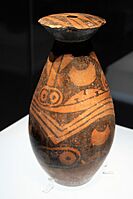 Shijia pot with animal face or mask.1975