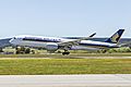 Singapore Airlines (9V-SMJ) Airbus A350-941 landing at Canberra Airport (3)