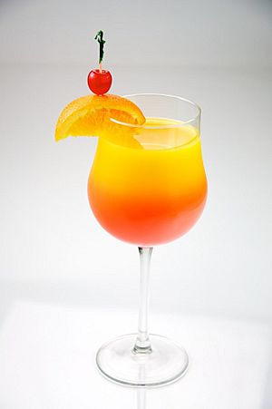 Tequila Sunrise glass