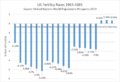 US Fertility Rates 1963-1981