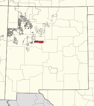 Location of the Pueblo of Isleta