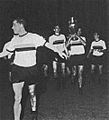 1964–65 European Cup - Inter Milan's Suárez, Facchetti, Peiró and Bedin with the trophy