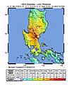 1990 Luzon intensity