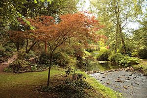 Abbey Gardens along Avon River in Malmesbury