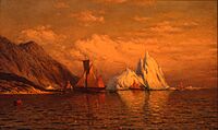 Afterglow (1870-1875) by William Bradford