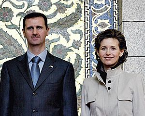 Bashar and Asma al-Assad