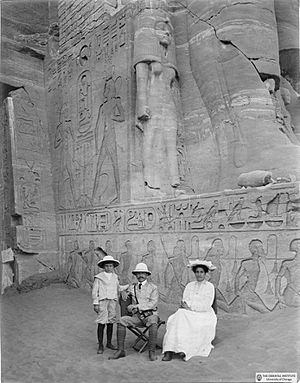 Breasteds at Abu Simbel 1906